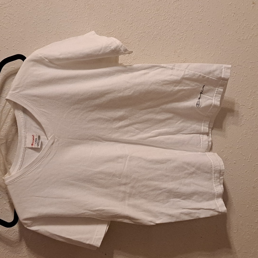 Champion White T-shirt L